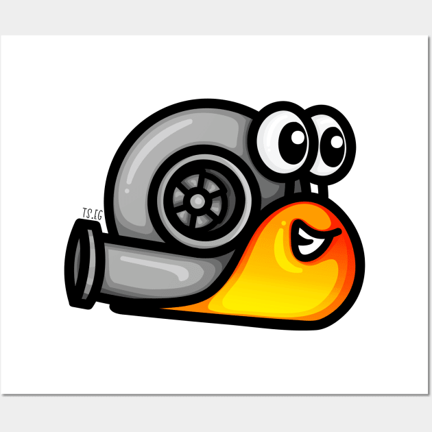 Turbo Snail V1 - Hot Wall Art by hoddynoddy